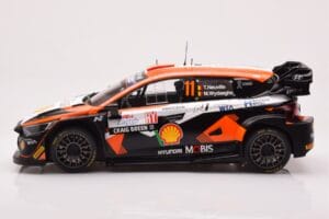 Hyundai i20 N Rally1 #11 T. Neuville / M. Wydaeghe Rally Croatia 2023 IXO 1:18 18RMC160A Métal Moulé — image 3 sur 6