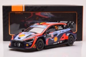 Hyundai i20 N Rally1 #11 T. Neuville / M. Wydaeghe Rally Monte Carlo 2023 IXO 1:18 18RMC153A Métal Moulé — image 6 sur 6