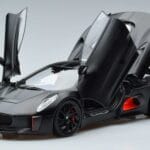 Jaguar C-X75 Noir Almost Real 1:18 810605 Métal Moulé - image 2 of 7