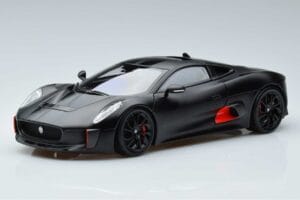 Jaguar C-X75 Noir Almost Real 1:18 810605 Métal Moulé