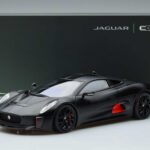 Jaguar C-X75 Noir Almost Real 1:18 810605 Métal Moulé - image 7 of 7