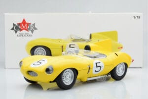 Jaguar D-Type #5 Ecurie Nationale Belge 24 Hours of Le Mans 1956 CMR 1:18 CMR143 Métal Moulé — image 6 sur 6