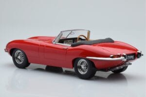 Jaguar E-Type Series 1 Roadster Rouge KK-Scale 1:18 KKDC180482 Métal Moulé — image 5 sur 6
