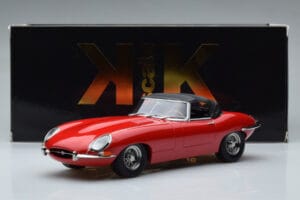 Jaguar E-Type Series 1 Roadster Rouge KK-Scale 1:18 KKDC180484 Métal Moulé — image 6 sur 6