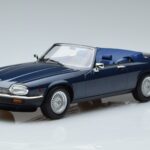 Jaguar XJS V12 Cabriolet Bleu Métallisé Édition Limitée Norev 1:18 182636 Métal Moulé