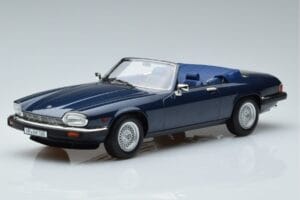 Jaguar XJS V12 Cabriolet Bleu Métallisé Édition Limitée Norev 1:18 182636 Métal Moulé