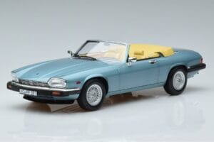 Jaguar XJS V12 Cabriolet Bleu Clair Métallisé Norev 1:18 182635 Métal Moulé