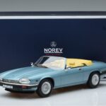Jaguar XJS V12 Cabriolet Bleu Clair Métallisé Norev 1:18 182635 Métal Moulé - image 6 of 6