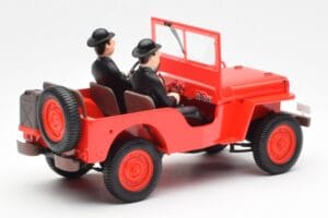 Jeep Willys Tintin 2 Figurines UT Models 1:18 180150000 Métal Moulé — image 2 sur 6