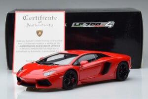 Lamborghini Aventador LP700-4 Andromeda Rouge AUTOart 1:18 74669 Métal Moulé — image 10 sur 10