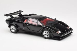 Lamborghini Countach LP 5000 Quattrovalvole Noir Kyosho 1:18 08320BK Métal Moulé — image 6 sur 8
