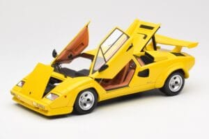 Lamborghini Countach LP 5000 Quattrovalvole Jaune Kyosho 1:18 08320Y Métal Moulé — image 2 sur 8