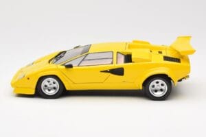 Lamborghini Countach LP 5000 Quattrovalvole Jaune Kyosho 1:18 08320Y Métal Moulé — image 4 sur 8