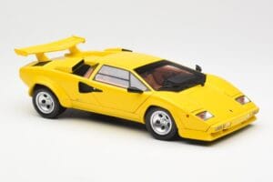 Lamborghini Countach LP 5000 Quattrovalvole Jaune Kyosho 1:18 08320Y Métal Moulé — image 6 sur 8