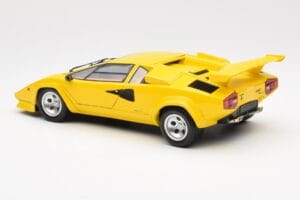 Lamborghini Countach LP 5000 Quattrovalvole Jaune Kyosho 1:18 08320Y Métal Moulé — image 7 sur 8