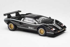 Lamborghini Countach LP 500R Noir Kyosho 1:18 08320C Métal Moulé — image 6 sur 8