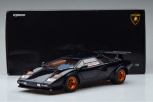 Lamborghini Countach LP500S Walter Wolf Bleu Foncé Kyosho 1:18 08320D Métal Moulé — image 11 sur 11