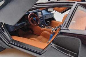 Lamborghini Countach LP500S Walter Wolf Bleu Foncé Kyosho 1:18 08320D Métal Moulé — image 9 sur 11