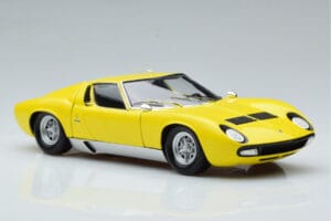 Lamborghini Miura SV Jaune Kyosho 1:18 08317Y Métal Moulé — image 6 sur 11