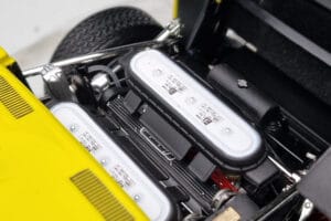 Lamborghini Miura SV Jaune Kyosho 1:18 08317Y Métal Moulé — image 9 sur 11