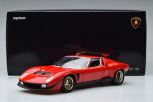 Lamborghini Miura SVR Rouge Kyosho 1:18 08319RBK Métal Moulé — image 9 sur 9