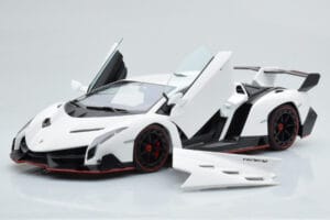 Lamborghini Veneno Blanc AUTOart 1:18 74507 Métal Moulé — image 2 sur 8