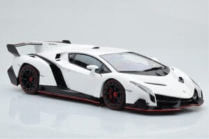 Lamborghini Veneno Blanc AUTOart 1:18 74507 Métal Moulé — image 6 sur 8