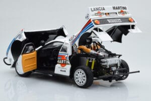 Lancia 037 Martini #8 A. Bettega / M. Perissinot Safari Rally 1985 Kyosho 1:18 08306J Métal Moulé — image 3 sur 8
