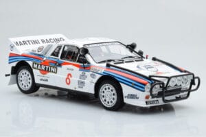 Lancia 037 Martini #8 A. Bettega / M. Perissinot Safari Rally 1985 Kyosho 1:18 08306J Métal Moulé — image 6 sur 8