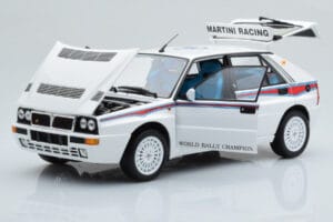 Lancia Delta HF Integrale 6 Blanc Kyosho 1:18 08344E Métal Moulé — image 2 sur 8