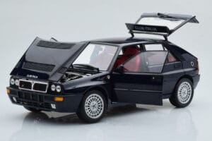 Lancia Delta HF Integrale Club Italia Bleu Kyosho 1:18 08343SC Métal Moulé — image 2 sur 8