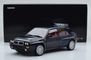 Lancia Delta HF Integrale Club Italia Bleu Kyosho 1:18 08343SC Métal Moulé — image 8 sur 8