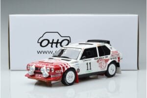 Lancia Delta S4 Group B #3 M. Alen / I. Kivimäki Olympus Rally 1986 Otto 1:18 OT976 Métal Moulé — image 6 sur 6