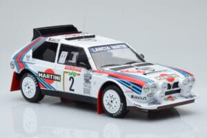Lancia Delta S4 #2 M. Alen / I. Kivimaki Rally San Remo 1986 IXO 1:18 18RMC130A Métal Moulé — image 4 sur 6