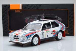Lancia Delta S4 #2 M. Alen / I. Kivimaki Rally San Remo 1986 IXO 1:18 18RMC130A Métal Moulé — image 6 sur 6