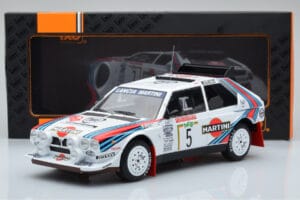 Lancia Delta S4 #5 M. Biasion / T. Siviero Rally San Remo 1986 IXO 1:18 18RMC130B Métal Moulé — image 6 sur 6