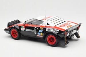 Lancia Stratos HF #1 Hunsruck Rally 1978 Kyosho 1:18 08130D Métal Moulé — image 7 sur 8