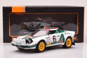 Lancia Stratos HF #6 B. Waldegård / H. Thorszelius Rally Monte Carlo 1976 IXO 1:18 18RMC162B Métal Moulé — image 6 sur 6