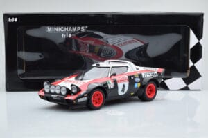 Lancia Stratos Pirelli #4 M. Alen / I. Kivimaki Winners Rally Sanremo 1978 Minichamps 1:18 155781704 Métal Moulé — image 6 sur 6