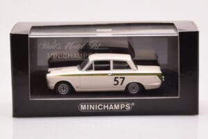 Lotus Cortina Mk1 #57 J. Clark Crystal Palace Winner 1964 Minichamps 1:43 400648257 Métal Moulé — image 4 sur 4
