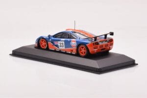 McLaren F1 GTR #33 Gulf Racing R. Bellm / M. Weaver / J-J. Lehto 24 Hours of Le Mans 1996 Minichamps 1:43 530164333 Métal Mou — image 3 sur 4
