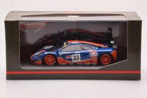 McLaren F1 GTR #33 Gulf Racing R. Bellm / M. Weaver / J-J. Lehto 24 Hours of Le Mans 1996 Minichamps 1:43 530164333 Métal Mou — image 4 sur 4