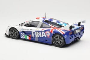 McLaren F1 GTR #38 M. Duez / M. Soper / E. Lafitte Team Bigazzi 24 Hours of Le Mans 1996 UT Models 1:18 80439421484 Métal Mou — image 5 sur 6