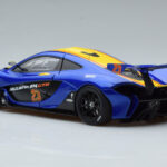 McLaren P1 GTR Bleu Avec Rayures Jaunes AUTOart 1:18 - image 6 of 7