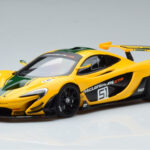 McLaren P1 GTR Jaune Avec Rayures Vertes AUTOart 1:18