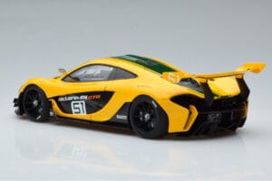 McLaren P1 GTR Jaune Avec Rayures Vertes AUTOart 1:18 81544 Composite — image 6 sur 7
