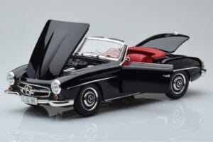 Mercedes 190 SL W121 Cabriolet Noir Minichamps 1:18 100037030 Métal Moulé — image 2 sur 8