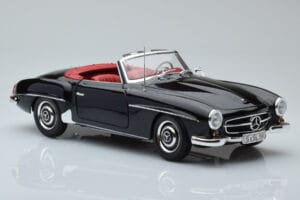 Mercedes 190 SL W121 Cabriolet Noir Minichamps 1:18 100037030 Métal Moulé — image 5 sur 8