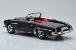 Mercedes 190 SL W121 Cabriolet Noir Minichamps 1:18 100037030 Métal Moulé — image 6 sur 8