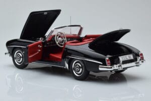 Mercedes 190 SL W121 Cabriolet Noir Minichamps 1:18 100037030 Métal Moulé — image 7 sur 8
